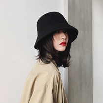  Japan hysteric wool fisherman hat Korean version of Japanese all-match knitted basin hat female autumn and winter tide brand face small
