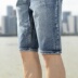 năm điểm mùa hè quần short denim nam mùa hè nam siêu mỏng thẳng loose-fitting quần bầu không khí của nam giới 100-tie giữa quần triều. 