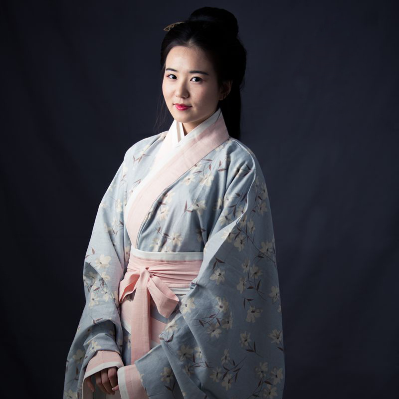 Huai Gu Hanfu Double Wound Short Song Women's Style Traditional Gown Chinese Wind Daily Spring And Summer Non-Ancient Clothes