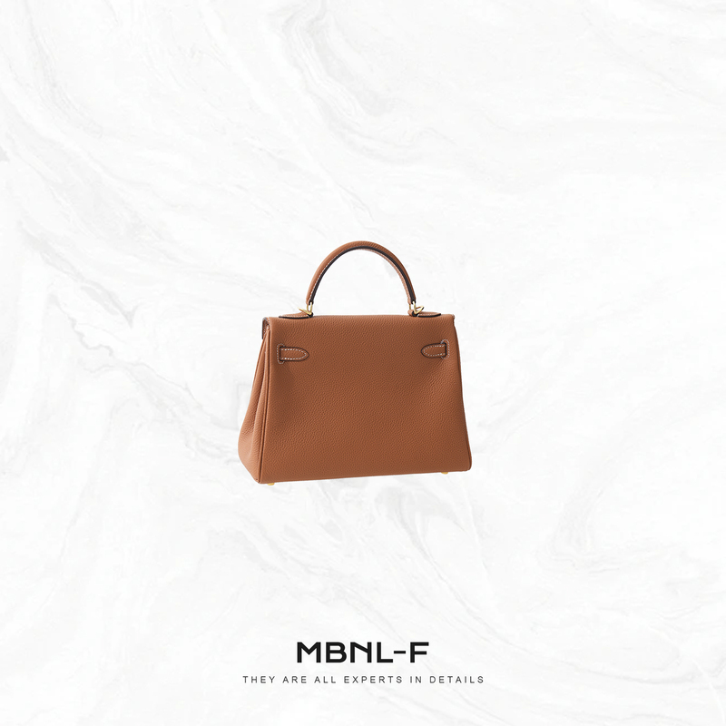 Clearance Sale “Caramel Kelly Bag” 100% Imported First-Layer Cowhide Leather Shoulder Handbag Qin Lei Xm-Xbb6563