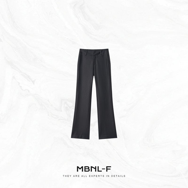 Clearance Sale Women's Clothing "Cousin Supermodel Leather Pants" High-End Tailored Flared Leather Pants Xm-Xkz9736 Clearance Sale Women's Clothing "Cousin Supermodel Leather Pants" High-End Tailored Flared Leather Pants Xm-Xkz9736