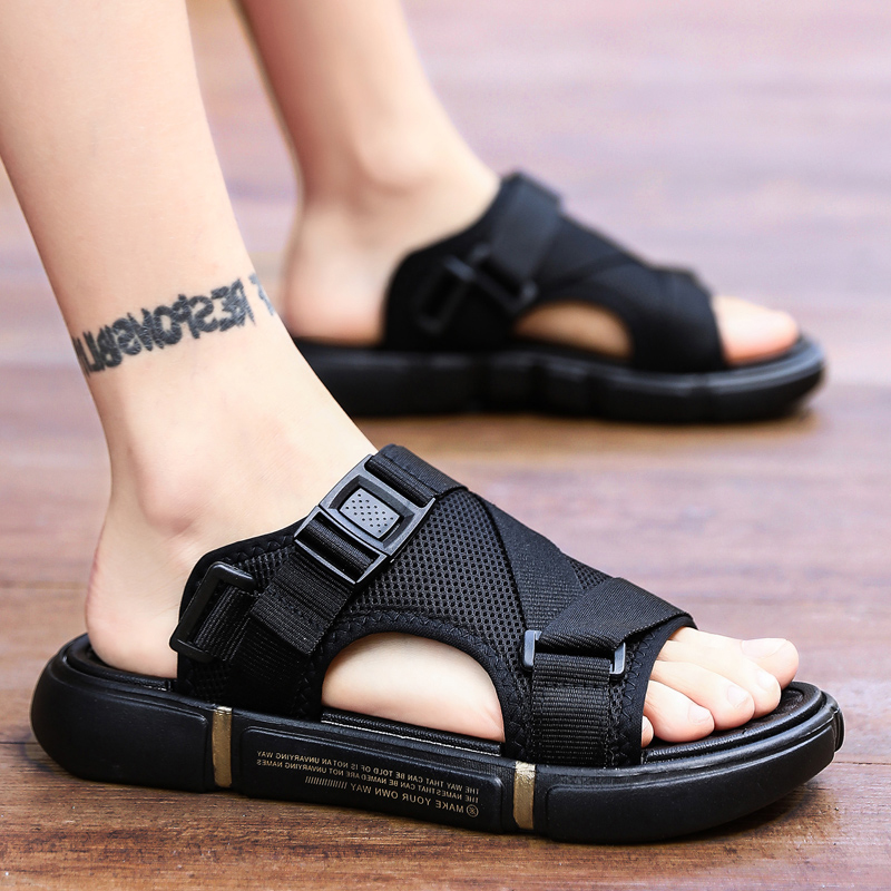 2021 summer new sandals men sports casual shoes trend Joker sandals slippers men tide outdoor wear sandals