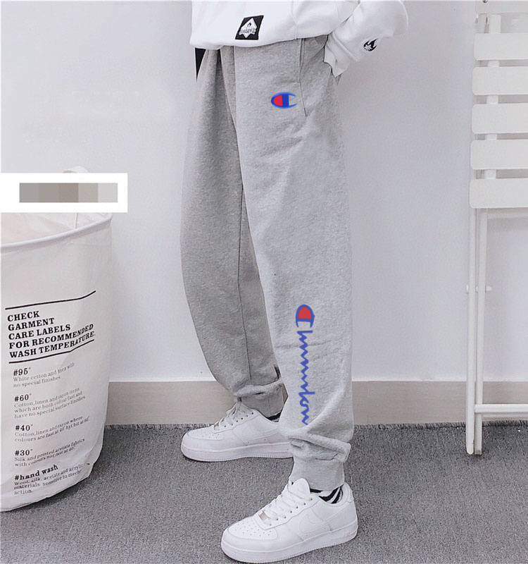 Outlet Genuine 100% Cotton Gray Sweatpants for Men, New Loose Fit Jogger Pants, Casual Jogger Pants