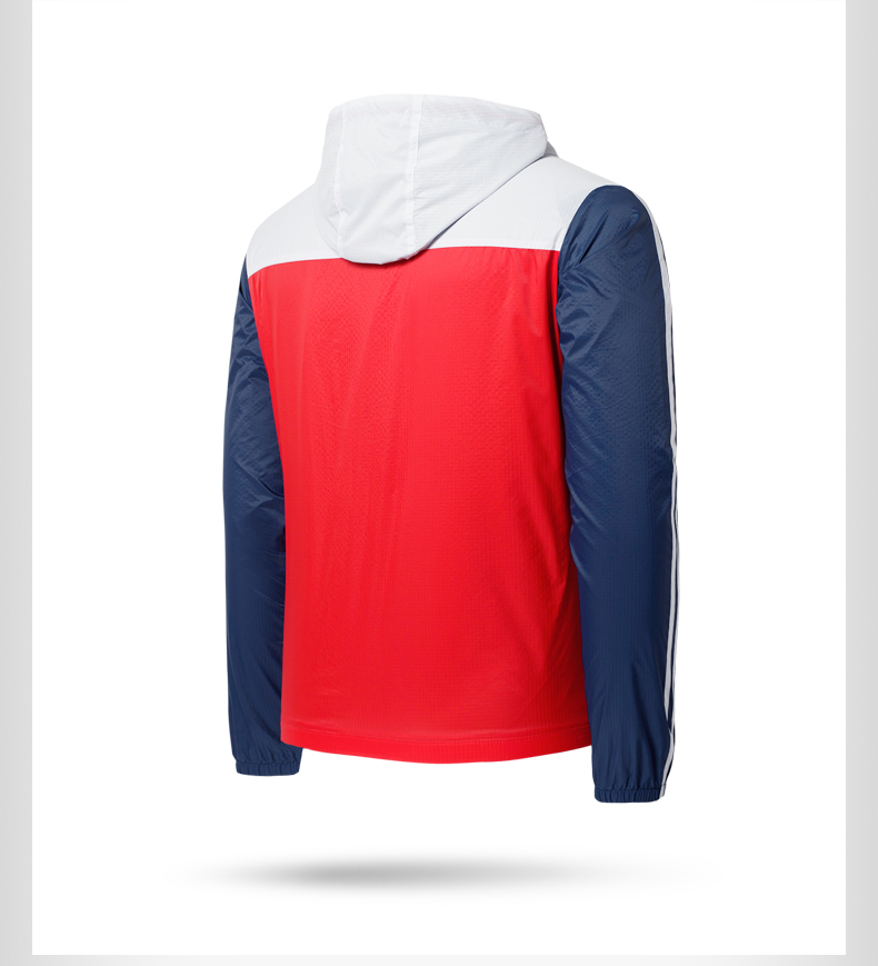Anta nam áo thể thao áo gió thời trang cardigan mới trùm đầu windproof áo khoác thể thao áo gió 15517654 áo gió đẹp