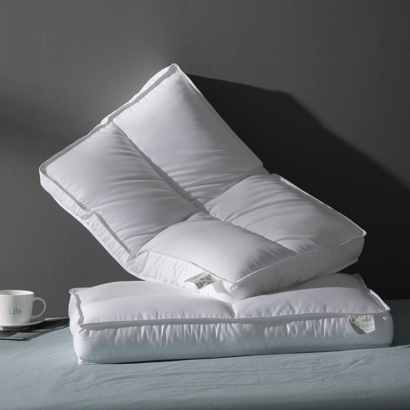 White single pure cotton duvet pillow pillow core soft and comfortable full cotton bassist sleep Home 1 only fit a pair of beats 2