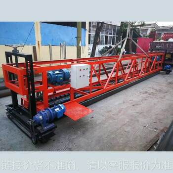 Electric three-roller bridge deck leveling machine concrete roller paver self-walking leveling machine