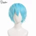 cos wig teenager reverse curled color cosplay anime wig fake hair universal teenager hair dk daily gay hair 