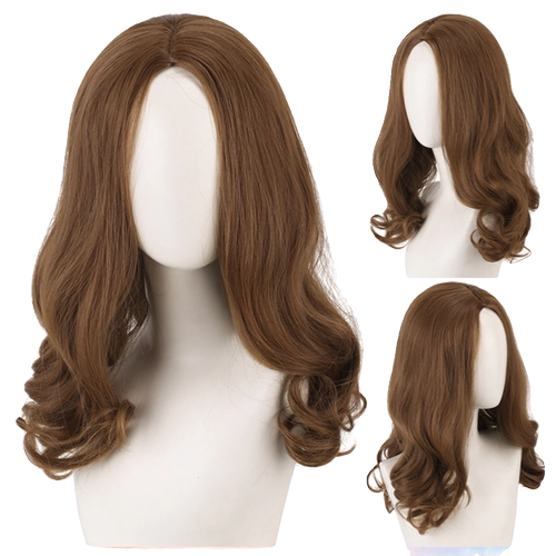 猫八 Идентификация 5 Психолог Аида оригинальный кожа Cos Wig Heard Heard Heary Emil Curls Curls