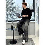 Демисезонный утепленный базовый приятный телу лонгслив, в американском стиле