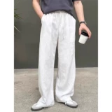 Летние тонкие быстросохнущие спортивные штаны, свободный прямой крой