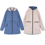 Длинная весенняя куртка, весенний плащ, средней длины, 2021 года, тренд сезона, большой размер, подходит для полных девушек