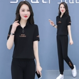 Хлопковый летний спортивный костюм, летняя летняя одежда, комплект