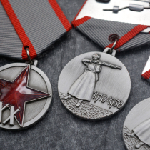 Reprinted the 20th Medal of the Soviet Workers and Peasants Red Army Red Star Venus Hero Red Flag Lenin Medal