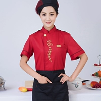 Красный, короткий рукав