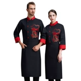 Демисезонный лонгслив для работы, пуховик, китайский стиль, с вышивкой