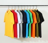 Футболка polo для работы, шелковая рубашка, делается под заказ, с печатью вашего логотипа, короткий рукав