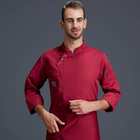 Sc наклонная трех пряжка с длинными рукавами красные