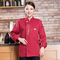 SC цветок с длинным рукавом красный