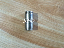 Boutique nylon sub-large tube pneumatic trachea quick-insert quick joint full copper straight direct butt tee 4 to 16