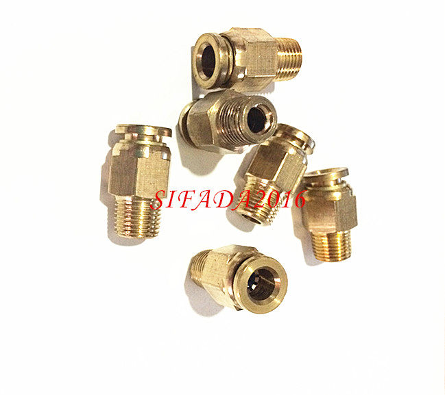 New all-copper gearbox fast tooth box switch connector pneumatic quick connector quick plug straight through bend through head