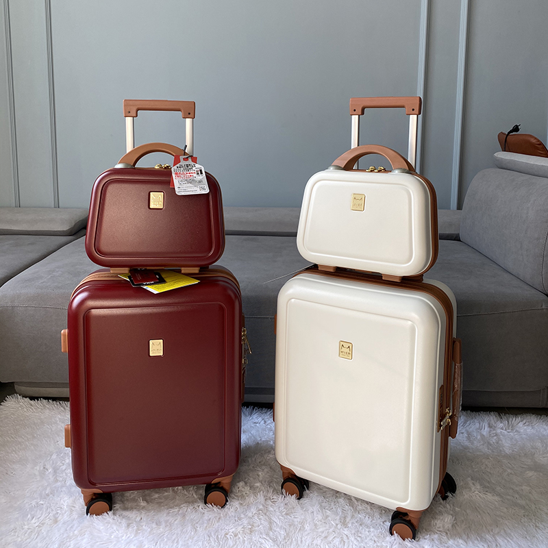 Fairy box exports Japanese pull rod box retro bag bag mute wheel wedding marriage with a suitcase