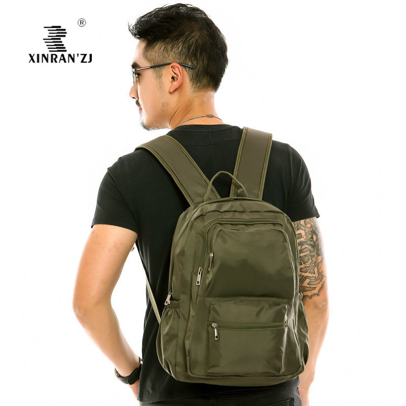 Multipocket large capacity light waterproof leisure travel with a width cotton shoulder strap men shoulder carry-on