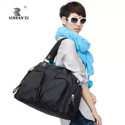 Korean version of nylon waterproof short-distance travel leisure large bag multi-pocket large-capacity shoulder crossbody women's bag