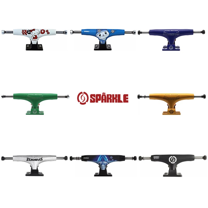 SPARKLE Skateboard Bracket Single Hollow Double Air Super Light Professional Double Teething Skateboard Bridge Hollowed-out Accessories Multi optional
