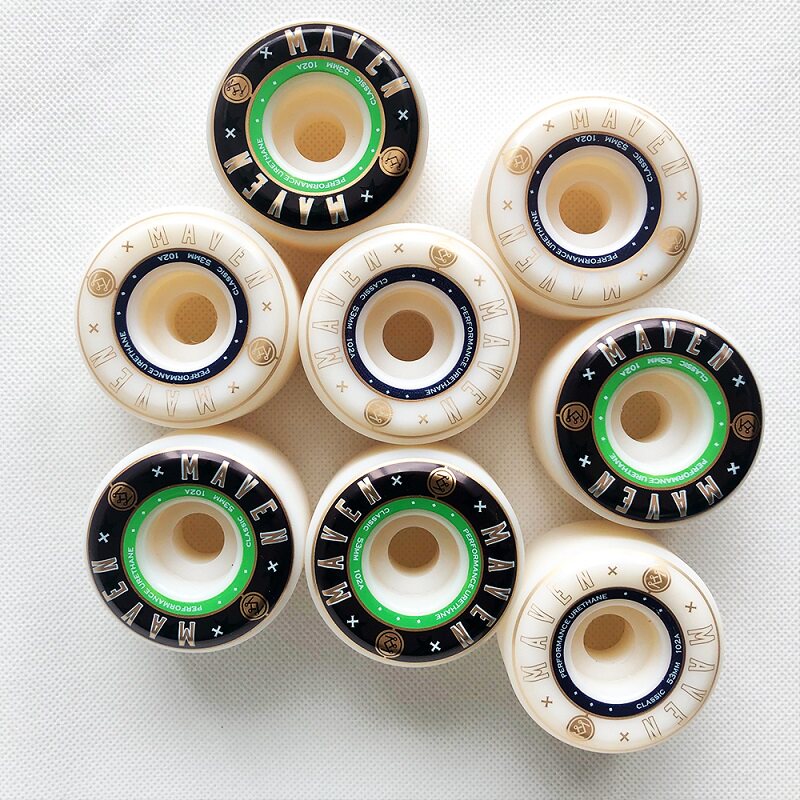 MAVEN Skateboard wheels Double-up professional skateboard high rebound action wheels All-round TAKEOFF accessories Wide and narrow wheels