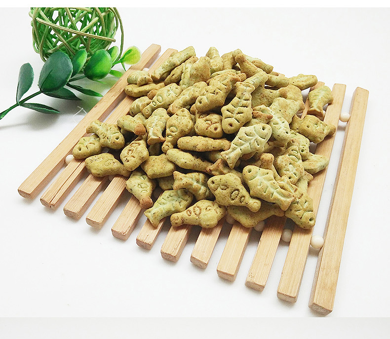 Lusi mèo bánh quy thú cưng mực gà tôm mèo ăn nhẹ 80g bánh quy cá mèo giúp tóc bóng bánh quy thức ăn ướt cho mèo