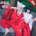 Trang phục Inuyasha COS, kimono, đồng phục samurai, cosplay Platycodon, bộ tóc giả đầy đủ, vũ khí, kiếm, quần áo, thiết bị ngoại vi anime 