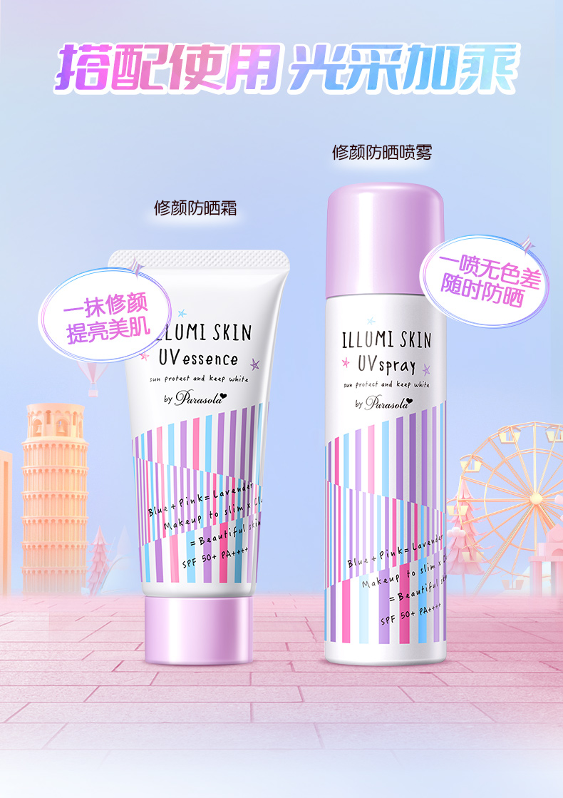 日本进口 naris 高倍防晒喷雾 125ml*2瓶 SPF50+ 图11