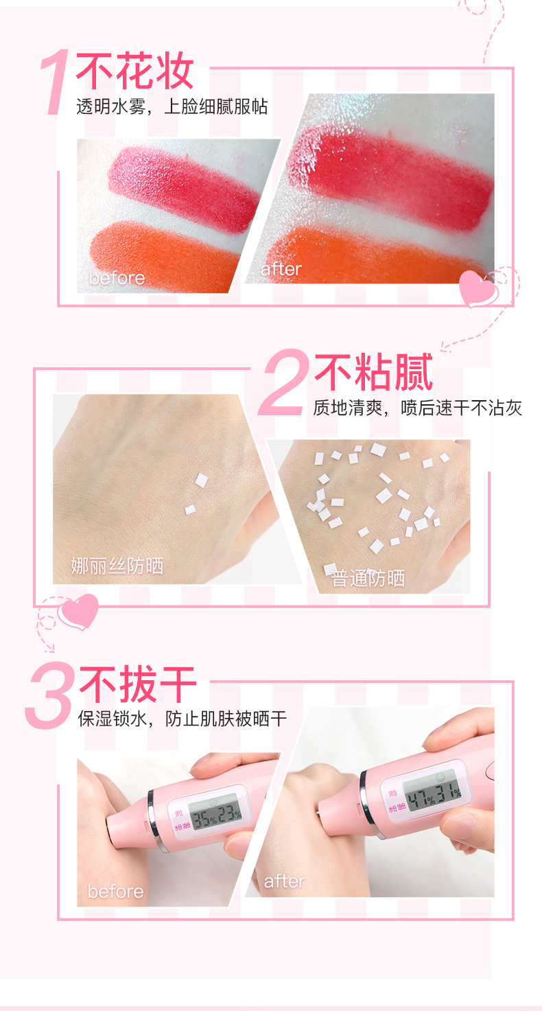 TOP1 日本 naris 防水防晒喷雾 80ml 3秒成膜 补水保湿 图8