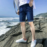 Mùa hè quần jean mới của nam giới quần 5 điểm quần nam denim quần short nam năm quần nam quần mỏng - Quần jean quần thun nam