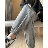 [Штаны фонаря] Светло -серый (дизайн в штанах, живот не бросает стойло)