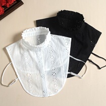  Fake collar women with sweater womens blouse All-match fungus edge fake collar shirt shirt ruffle collar fake collar women