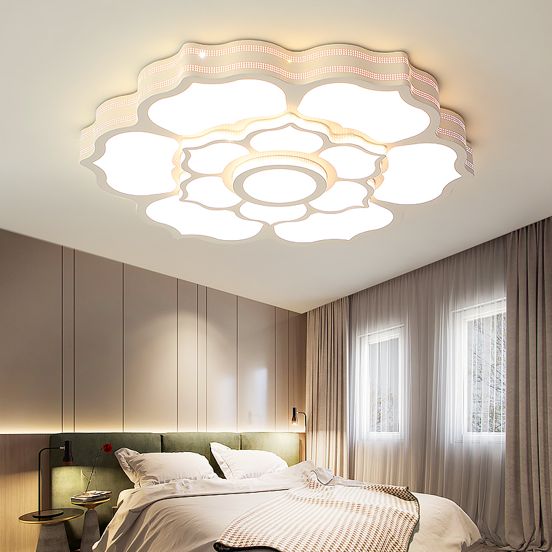 Master bedroom lamp minimalist modern LED ceiling lamp cozy romantic round children room light Living room Dining Room Lamps