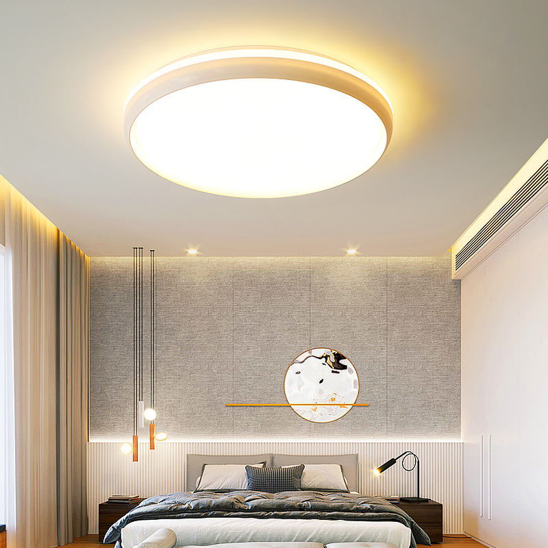 LED ceiling lamp ultra-thin simple modern living room lamp square round Nordic home dining room bedroom light room lamp