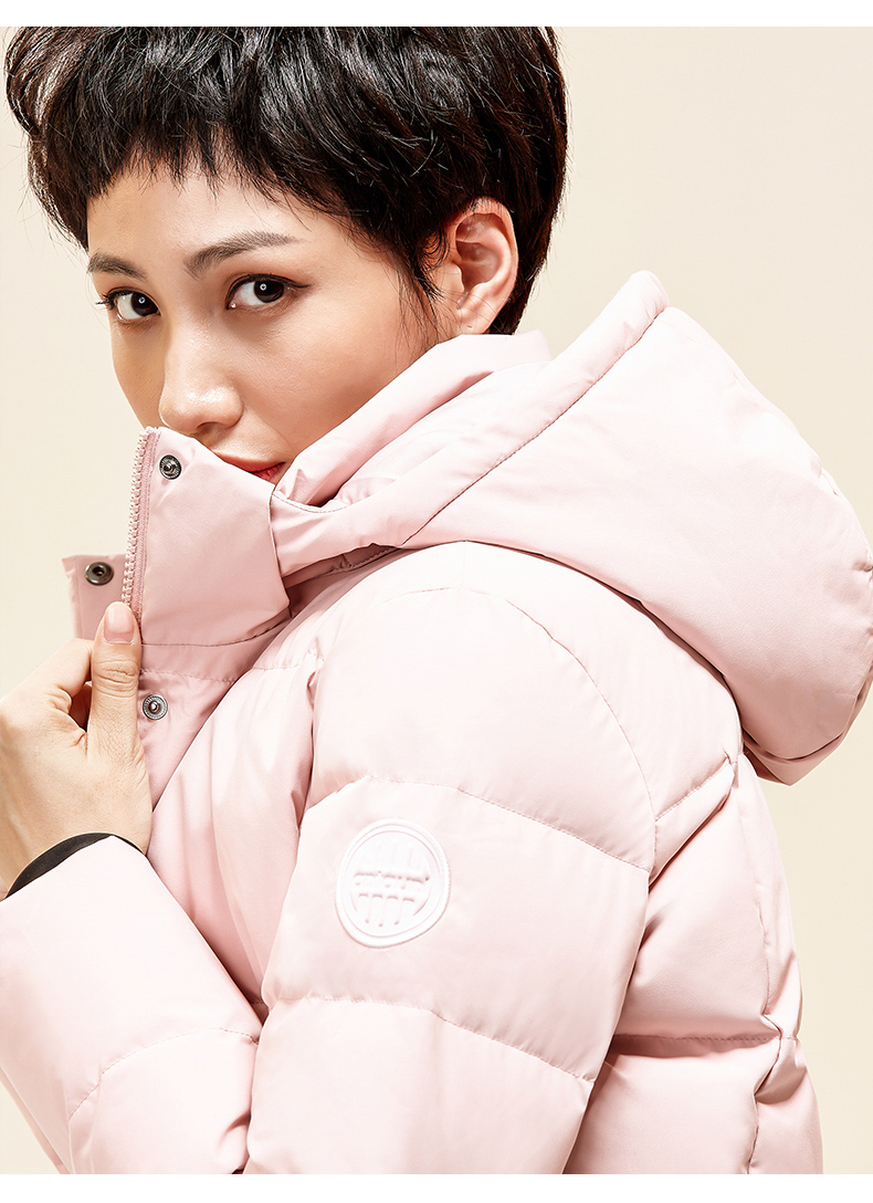 Anta down jacket nữ 2019 mùa đông xu hướng mới dày ấm màu rắn xuống áo khoác 96836113 - Thể thao xuống áo khoác áo khoác lông vũ adidas