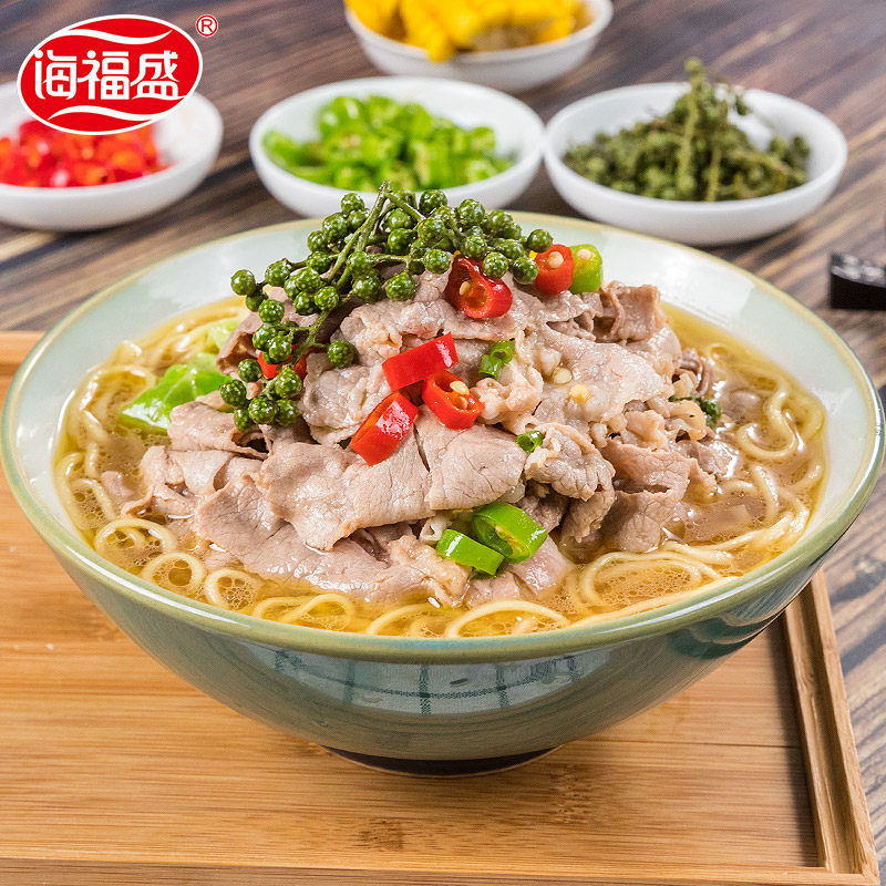 海福盛 FD冻干 藤椒牛肉面 70g*3桶装*2件 双重优惠折后￥24.8包邮（拍2件）