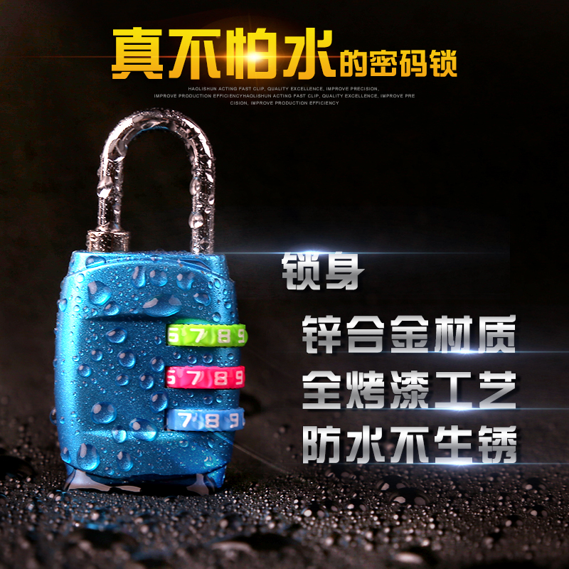 Code Lock Fitness Room Suitcase Lock Suitcase Lock Student Mini Lock Dormitory Small Number Password Padlock Wardrobe Lock