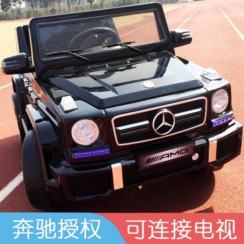 Benz Children Electric Car Four-wheel Remote Control Car Boy Girl Cross Country 4 Wheels Baby Boy Toddler Toddler Toddler Toddler