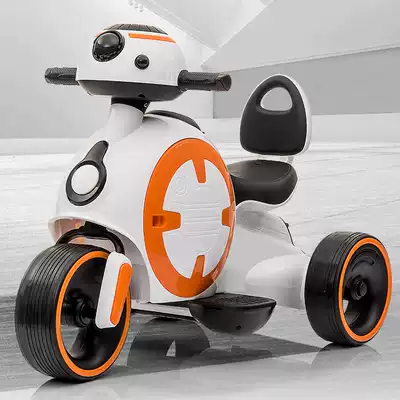 Children's electric locomotives, tricycles, children's toys, boys and girls, girls, batteries, charging strollers can sit