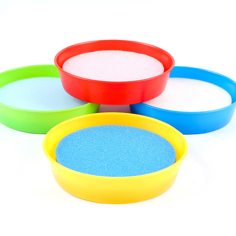 Children's paint paste paste paste paste bowl collects the dish of the nursery plate 4 color