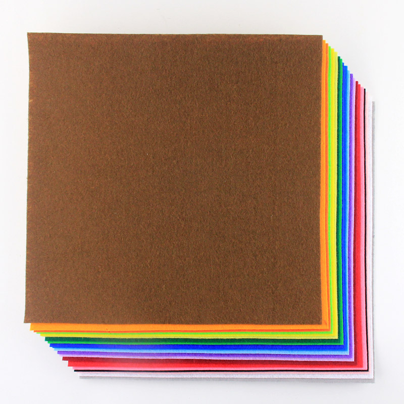 30cm thickened kindergarten children's handmade DIY production materials fabric non-woven non-woven felt cloth 20 colors