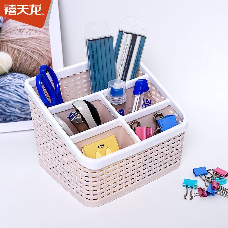 Jubilee Dragon Office Family Hollowed-out Multi-Purpose Storage Box Containing Basket Remote Control Basket small ornament containing basket