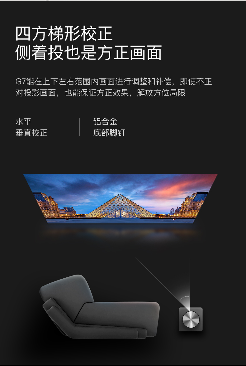 Máy chiếu Nut G7 Home HD 1080Pwifi Không dây Thông minh Không có TV Màn hình 3D Rạp hát tại nhà Máy chiếu nhỏ - Máy chiếu