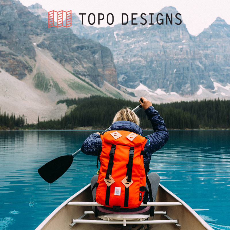 American Topo Designers Klettersack Fashion Everyday Outdoor Travel Casual Double Shoulder Bag