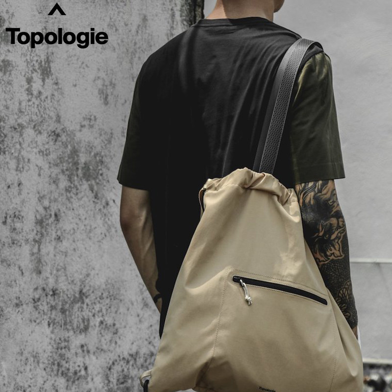 Japan Topologie Mountain Department Draw Tote waterproof and portable Dual shoulder Leisure Shoulder Bag Hong Kong Direct Mail