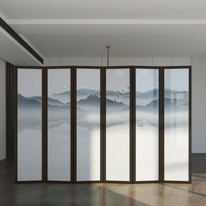 Chinese Partition Wall Screen Beauty Salon Wellness house Easy folding mobile into the family Living room Hotel Decoration Hotel